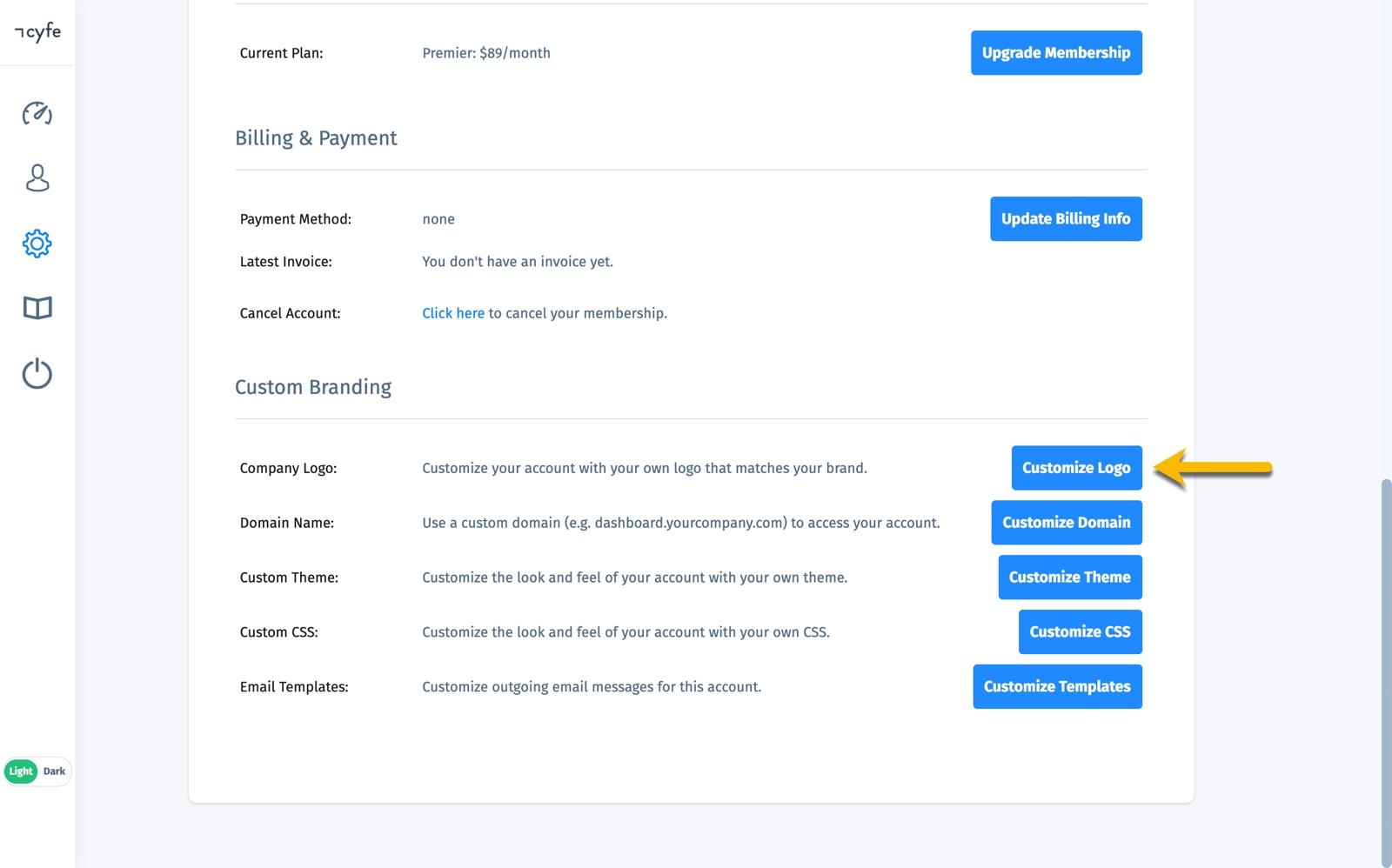 Getting Started with Cyfe